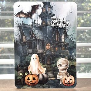 Handmade Halloween Birthday Greeting Card